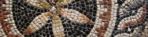 Geometric mosaic close-up, Zeugma